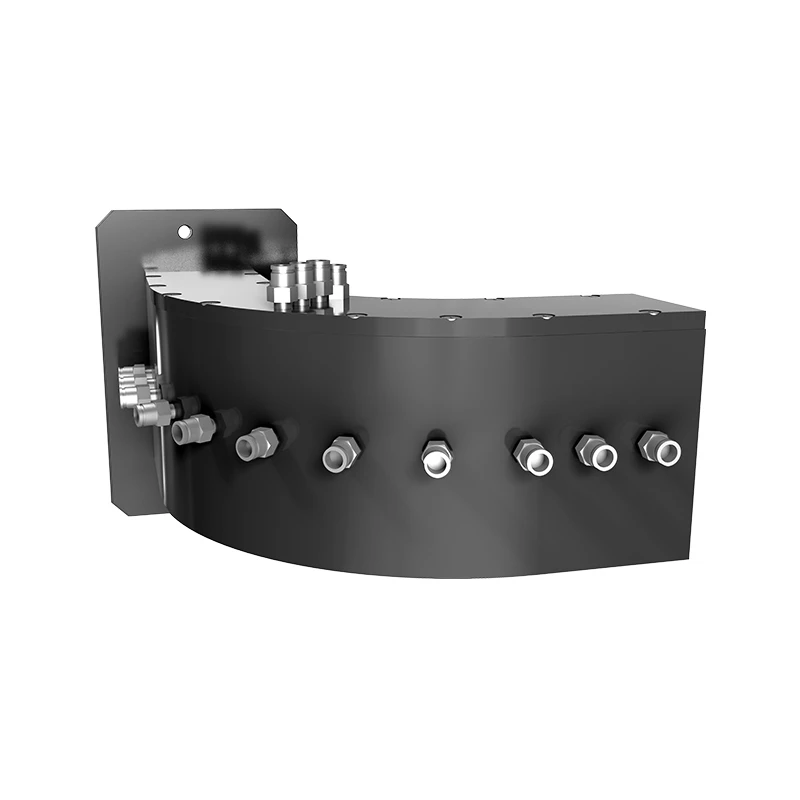 Module exp&eacute;rimental de d&eacute;bit de tuyaux coud&eacute;s carr&eacute;s F105
