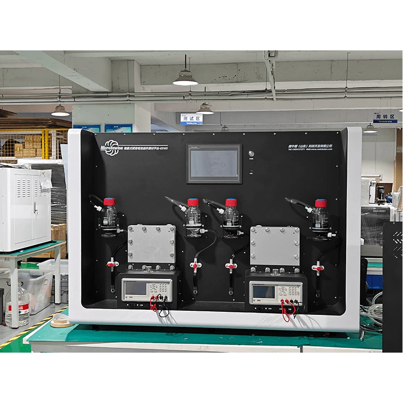 Plateforme de test du module de batterie &agrave; flux empil&eacute; ES105