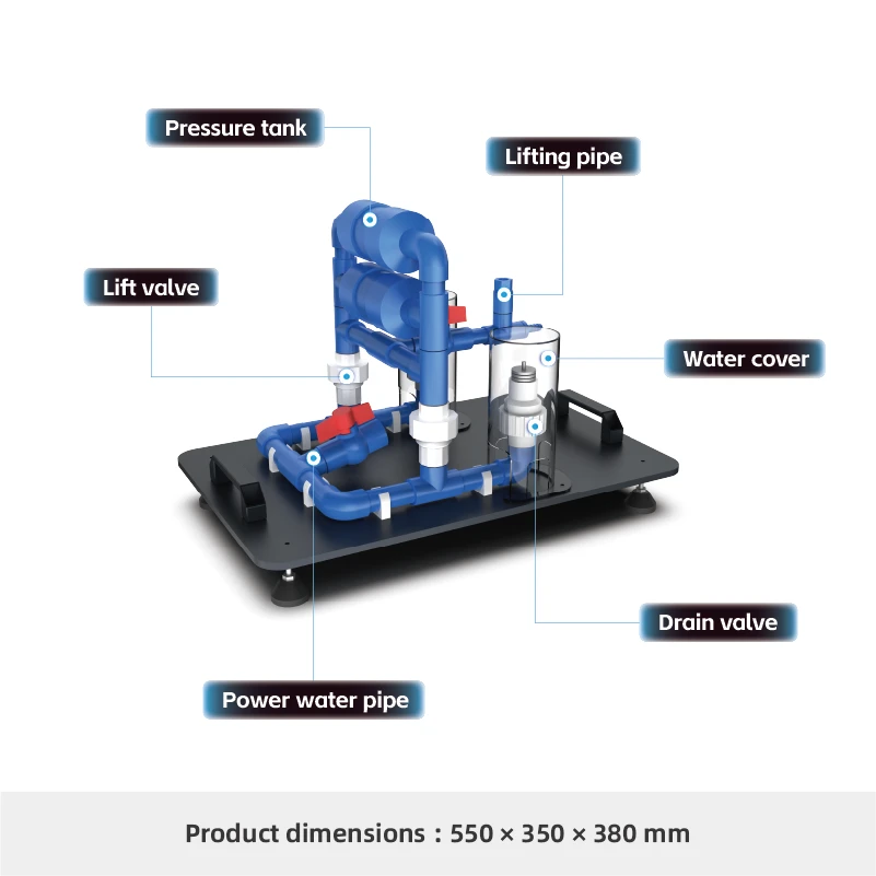 Appareil exp&eacute;rimental de pompe &agrave; marteaux H107-Water