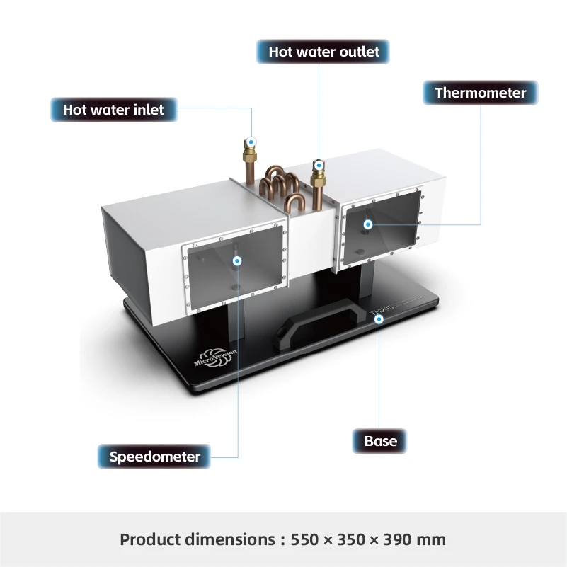 &Eacute;changeur de chaleur &agrave; ailettes et tubes eau-air TH205
