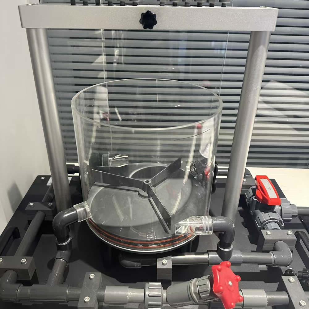 Pompes en série et parallèles Dispositif expérimental Mécanique des fluides Équipement de laboratoire d'enseignement universitaire